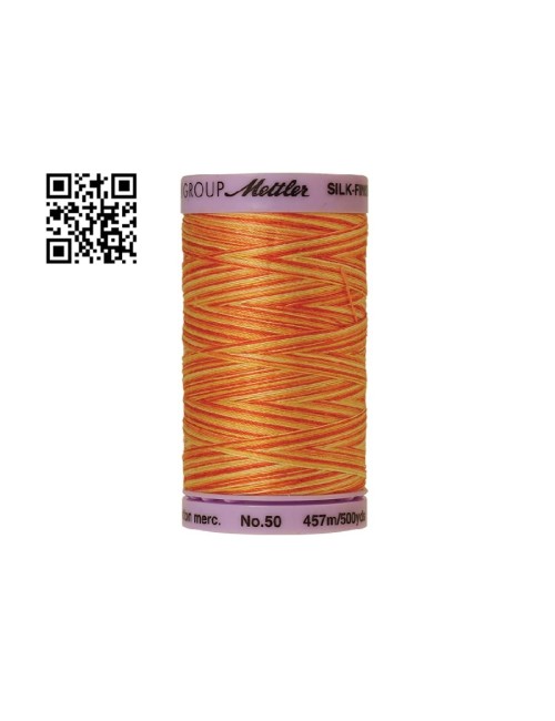 Hilo de algodón Silk Finish Multi nº50 - Grupo Amann Mettler. Disponible en caja de 5 carretes de 457mts - Ref. 9085