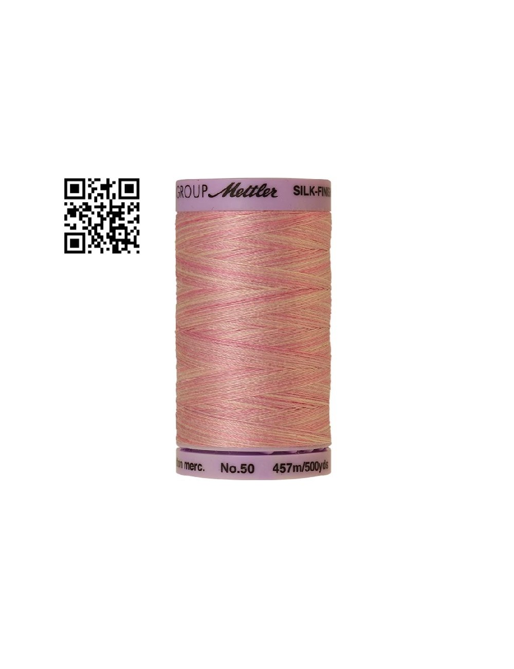 Hilo de algodón Silk Finish Multi nº50 - Grupo Amann Mettler. Disponible en caja de 5 carretes de 457mts - Ref. 9085