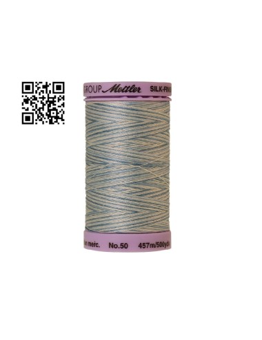Hilo de algodón Silk Finish Multi nº50 - Grupo Amann Mettler. Disponible en caja de 5 carretes de 457mts - Ref. 9085