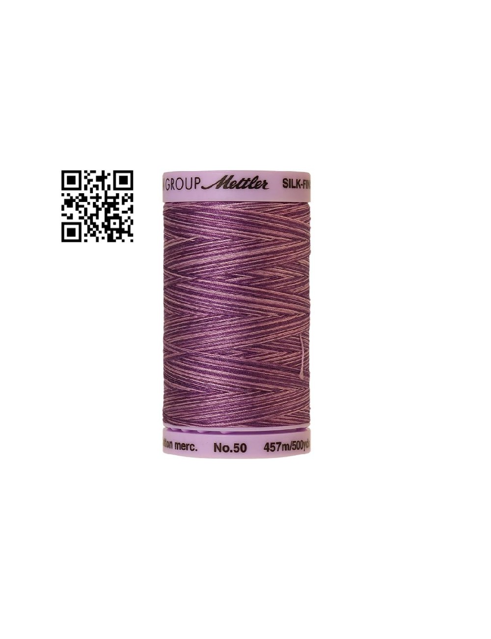 Hilo de algodón Silk Finish Multi nº50 - Grupo Amann Mettler. Disponible en caja de 5 carretes de 457mts - Ref. 9085