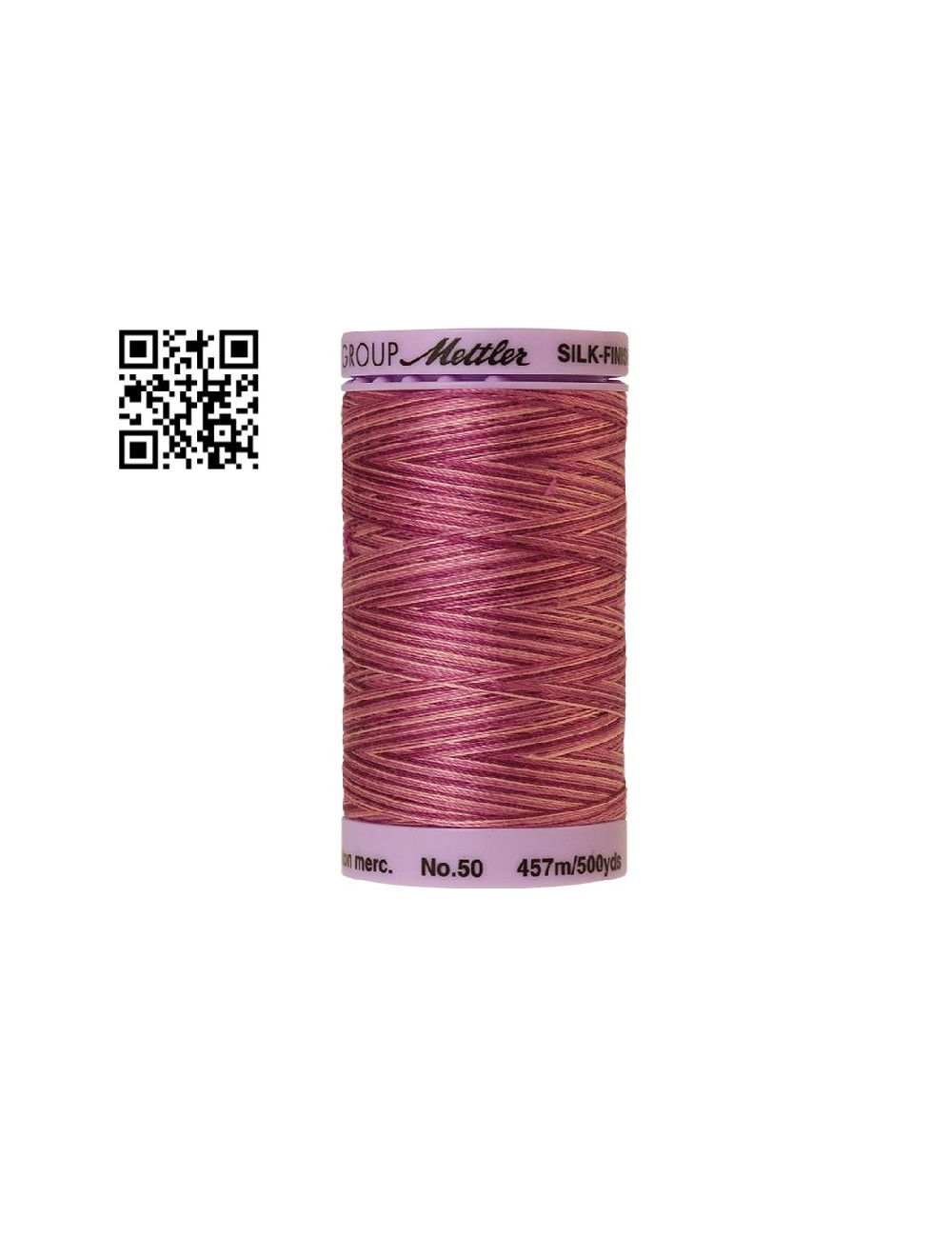 Hilo de algodón Silk Finish Multi nº50 - Grupo Amann Mettler. Disponible en caja de 5 carretes de 457mts - Ref. 9085