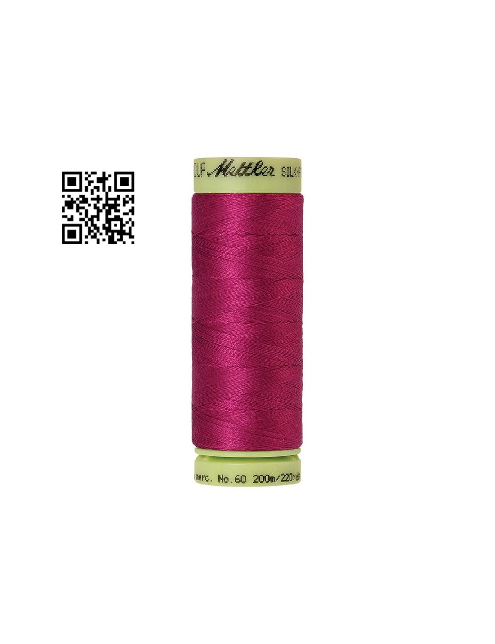Hilo de algodón Silk Finish nº60 - Grupo Amann Mettler. Disponible en caja de 5 carretes de 200mts - Ref. 9240