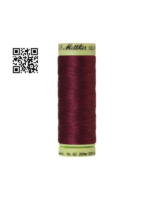 Hilo de algodón Silk Finish nº60 - Grupo Amann Mettler. Disponible en caja de 5 carretes de 200mts - Ref. 9240