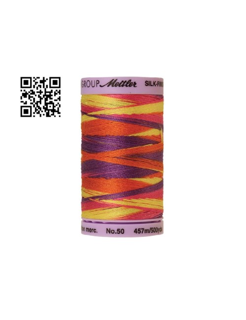 Hilo de algodón Silk Finish Multi nº50 - Grupo Amann Mettler. Disponible en caja de 5 carretes de 457mts - Ref. 9085