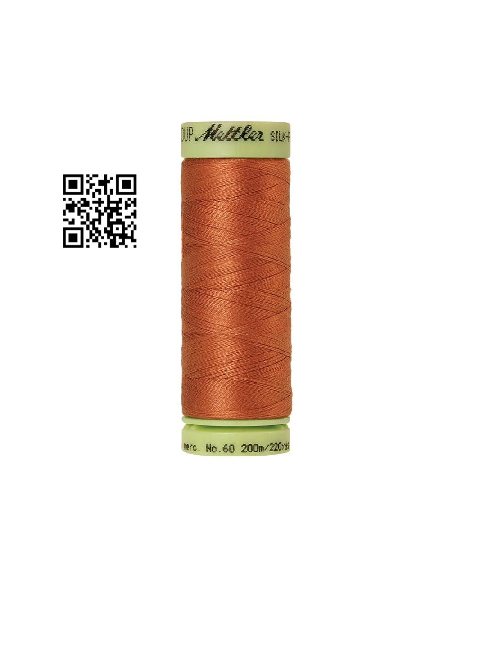 Hilo de algodón Silk Finish nº60 - Grupo Amann Mettler. Disponible en caja de 5 carretes de 200mts - Ref. 9240