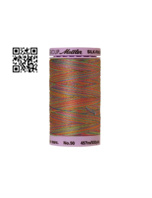 Hilo de algodón Silk Finish Multi nº50 - Grupo Amann Mettler. Disponible en caja de 5 carretes de 457mts - Ref. 9085