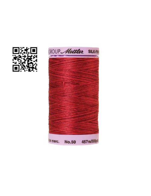 Hilo de algodón Silk Finish Multi nº50 - Grupo Amann Mettler. Disponible en caja de 5 carretes de 457mts - Ref. 9085
