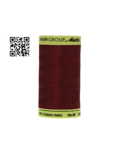Hilo de algodón Silk Finish nº60 - Grupo Amann Mettler. Disponible en caja de 5 carretes de 800mts - Ref. 9248