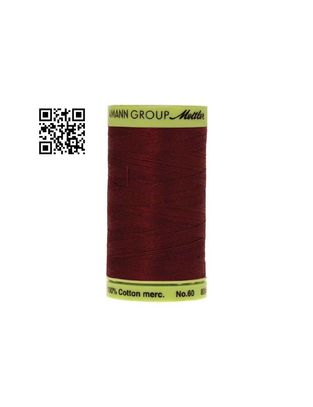 Hilo de algodón Silk Finish nº60 - Grupo Amann Mettler. Disponible en caja de 5 carretes de 800mts - Ref. 9248