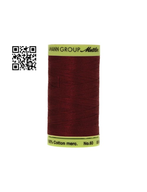 Hilo de algodón Silk Finish nº60 - Grupo Amann Mettler. Disponible en caja de 5 carretes de 800mts - Ref. 9248