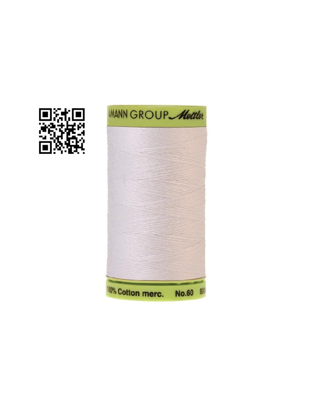 Hilo de algodón Silk Finish nº60 - Grupo Amann Mettler. Disponible en caja de 5 carretes de 800mts - Ref. 9248