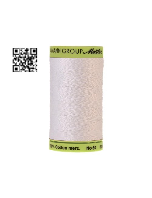 Hilo de algodón Silk Finish nº60 - Grupo Amann Mettler. Disponible en caja de 5 carretes de 800mts - Ref. 9248