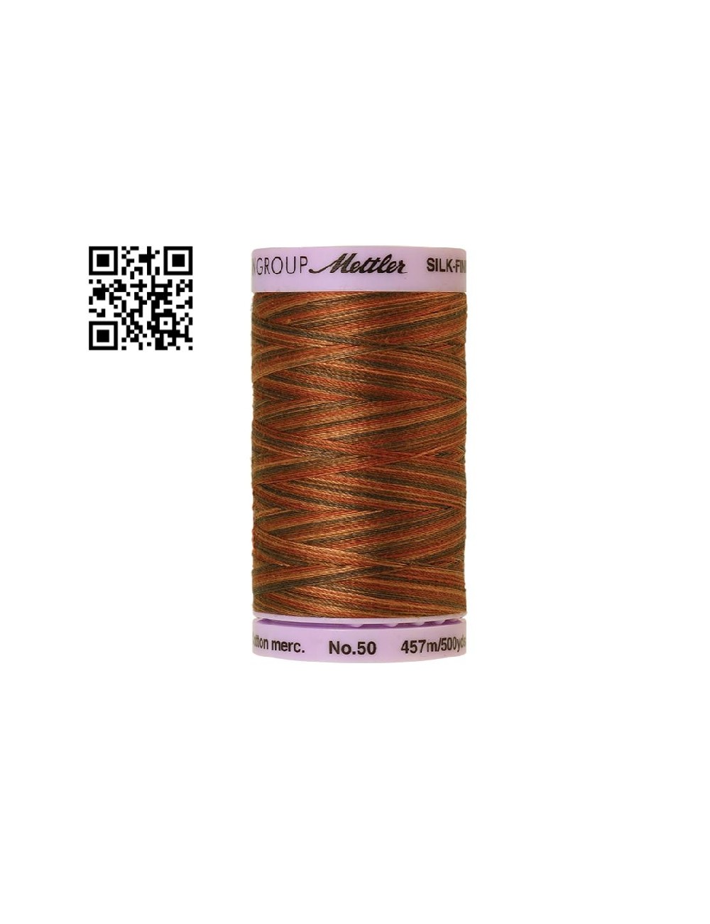 Hilo de algodón Silk Finish Multi nº50 - Grupo Amann Mettler. Disponible en caja de 5 carretes de 457mts - Ref. 9085