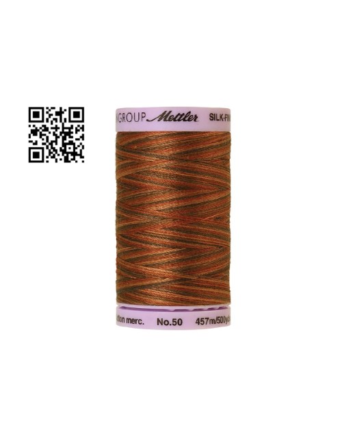 Hilo de algodón Silk Finish Multi nº50 - Grupo Amann Mettler. Disponible en caja de 5 carretes de 457mts - Ref. 9085
