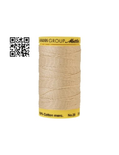 Hilo de algodón Silk Finish nº28 - Grupo Amann Mettler. Disponible en caja de 5 carretes de 245mts - Ref. 9129