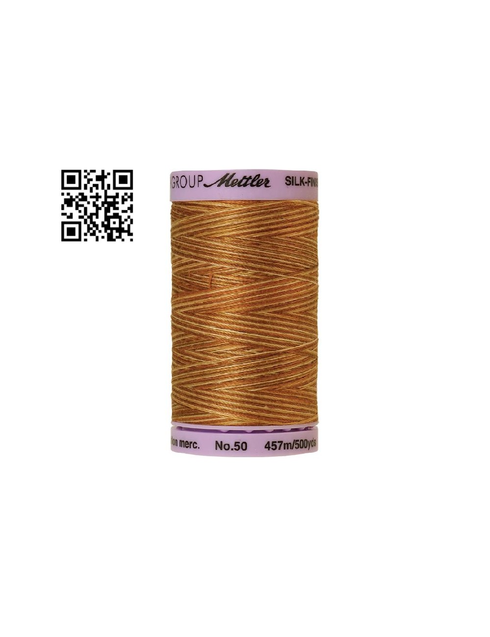 Hilo de algodón Silk Finish Multi nº50 - Grupo Amann Mettler. Disponible en caja de 5 carretes de 457mts - Ref. 9085