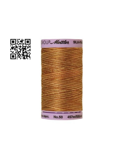 Hilo de algodón Silk Finish Multi nº50 - Grupo Amann Mettler. Disponible en caja de 5 carretes de 457mts - Ref. 9085