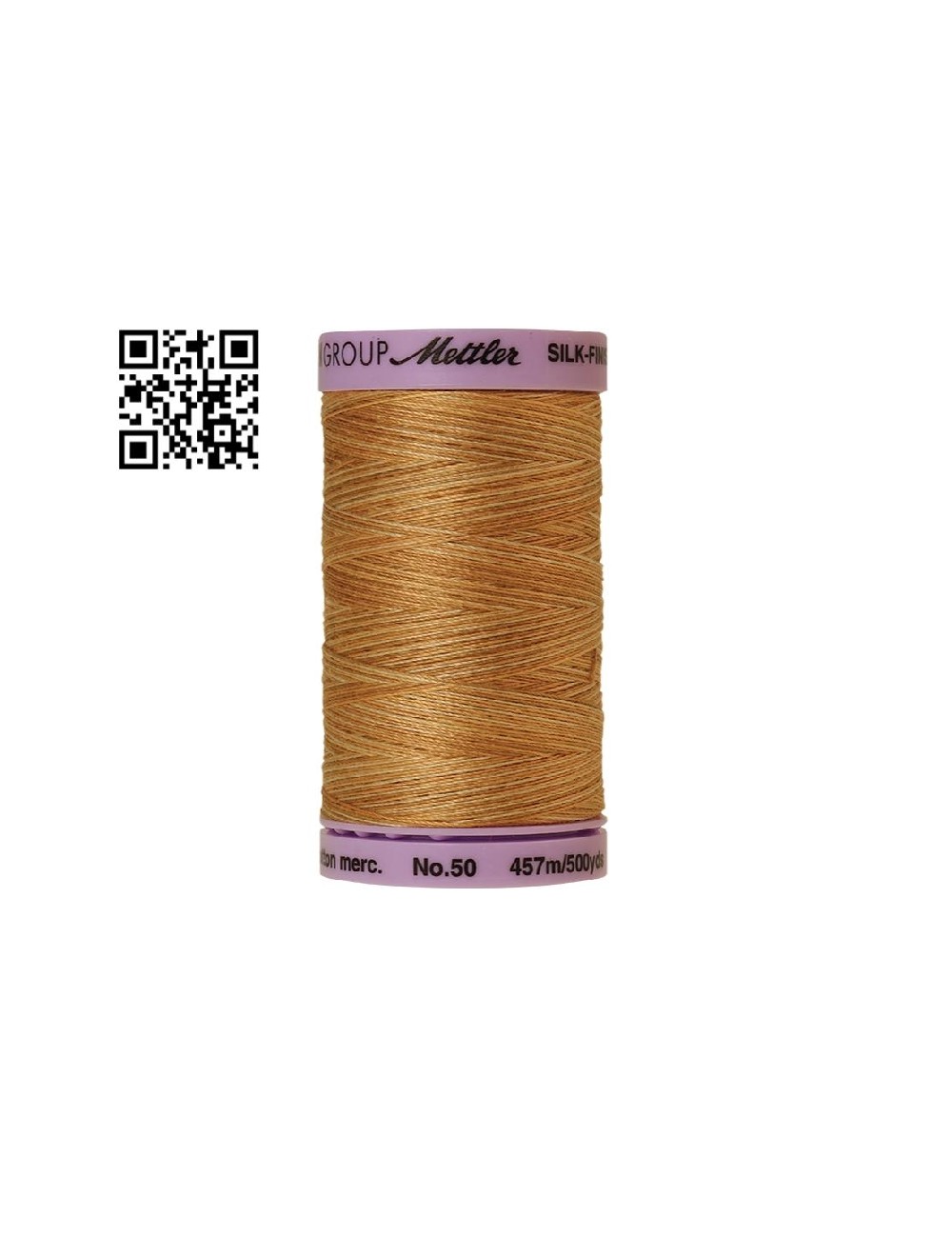 Hilo de algodón Silk Finish Multi nº50 - Grupo Amann Mettler. Disponible en caja de 5 carretes de 457mts - Ref. 9085