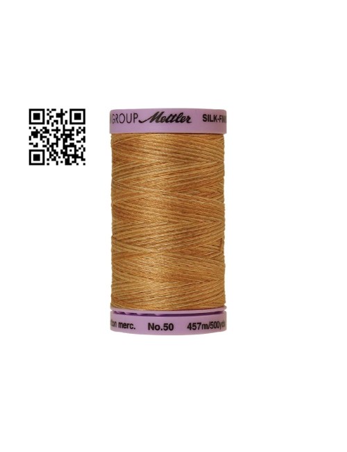 Hilo de algodón Silk Finish Multi nº50 - Grupo Amann Mettler. Disponible en caja de 5 carretes de 457mts - Ref. 9085