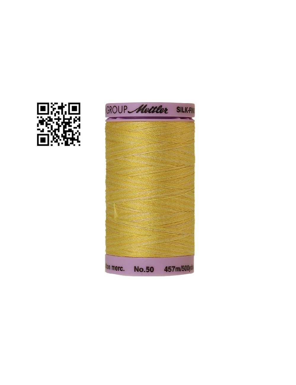 Hilo de algodón Silk Finish Multi nº50 - Grupo Amann Mettler. Disponible en caja de 5 carretes de 457mts - Ref. 9085