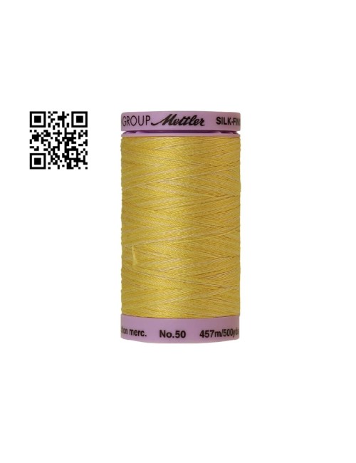 Hilo de algodón Silk Finish Multi nº50 - Grupo Amann Mettler. Disponible en caja de 5 carretes de 457mts - Ref. 9085