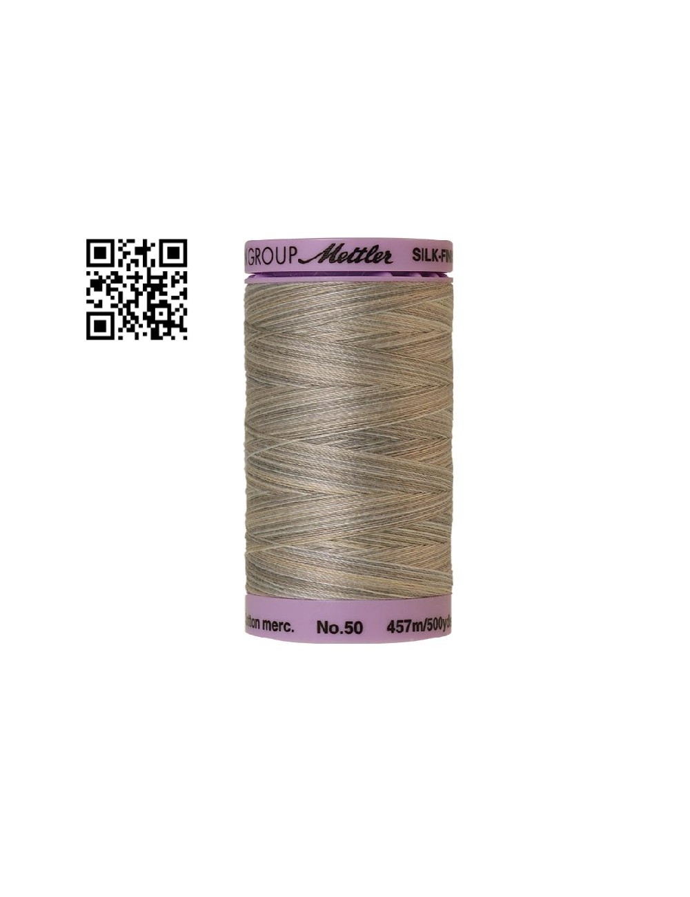 Hilo de algodón Silk Finish Multi nº50 - Grupo Amann Mettler. Disponible en caja de 5 carretes de 457mts - Ref. 9085