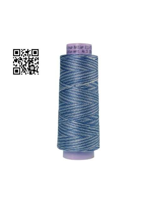 Hilo de algodón Silk Finish Multi nº50 - Grupo Amann Mettler. Disponible en caja de 2 conos de 1372mts - Ref. 9090