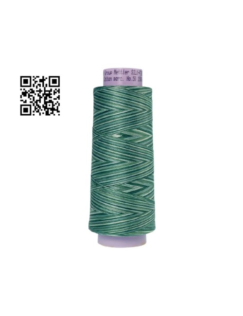 Hilo de algodón Silk Finish Multi nº50 - Grupo Amann Mettler. Disponible en caja de 2 conos de 1372mts - Ref. 9090