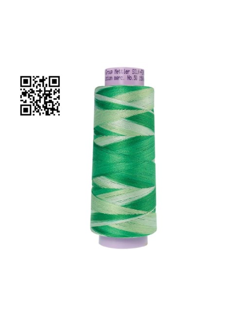 Hilo de algodón Silk Finish Multi nº50 - Grupo Amann Mettler. Disponible en caja de 2 conos de 1372mts - Ref. 9090