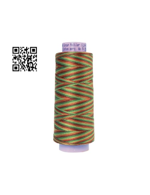 Hilo de algodón Silk Finish Multi nº50 - Grupo Amann Mettler. Disponible en caja de 2 conos de 1372mts - Ref. 9090