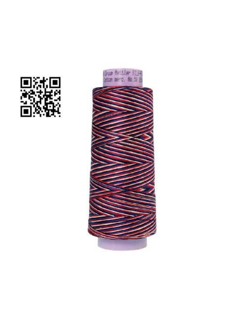 Hilo de algodón Silk Finish Multi nº50 - Grupo Amann Mettler. Disponible en caja de 2 conos de 1372mts - Ref. 9090