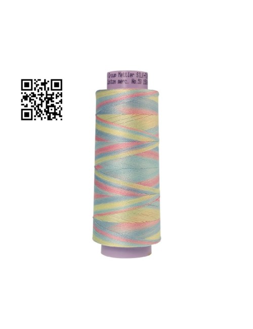 Hilo de algodón Silk Finish Multi nº50 - Grupo Amann Mettler. Disponible en caja de 2 conos de 1372mts - Ref. 9090