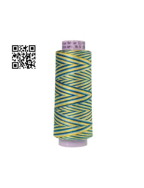 Hilo de algodón Silk Finish Multi nº50 - Grupo Amann Mettler. Disponible en caja de 2 conos de 1372mts - Ref. 9090