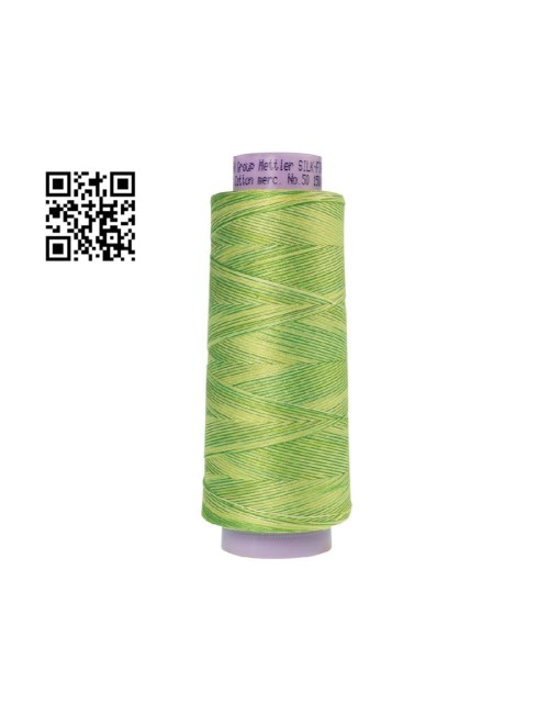 Hilo de algodón Silk Finish Multi nº50 - Grupo Amann Mettler. Disponible en caja de 2 conos de 1372mts - Ref. 9090