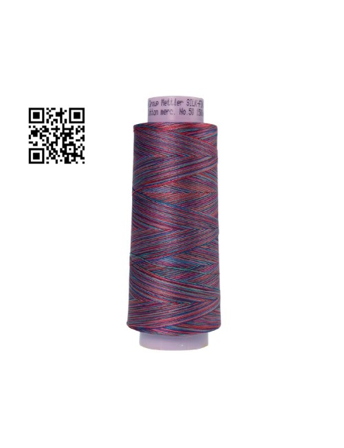 Hilo de algodón Silk Finish Multi nº50 - Grupo Amann Mettler. Disponible en caja de 2 conos de 1372mts - Ref. 9090