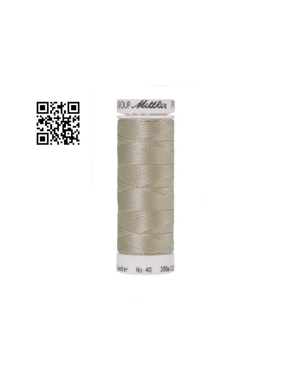 Hilo de poliester Poly Sheen nº40 - Grupo Amann Mettler. Disponible en caja de 5 carretes de 200mts - Ref. 3406