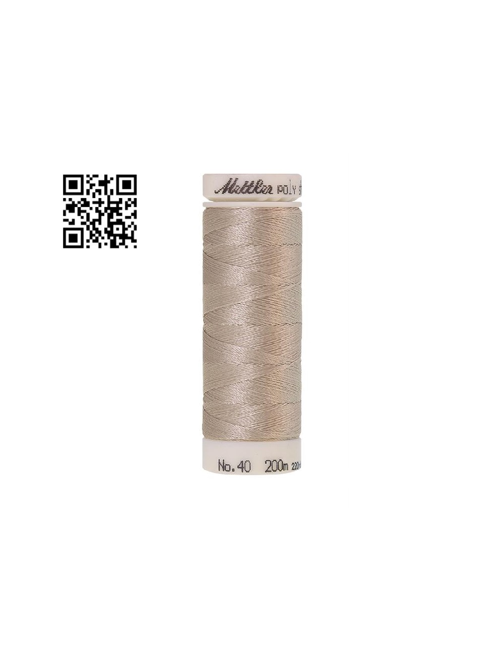 Hilo de poliester Poly Sheen nº40 - Grupo Amann Mettler. Disponible en caja de 5 carretes de 200mts - Ref. 3406