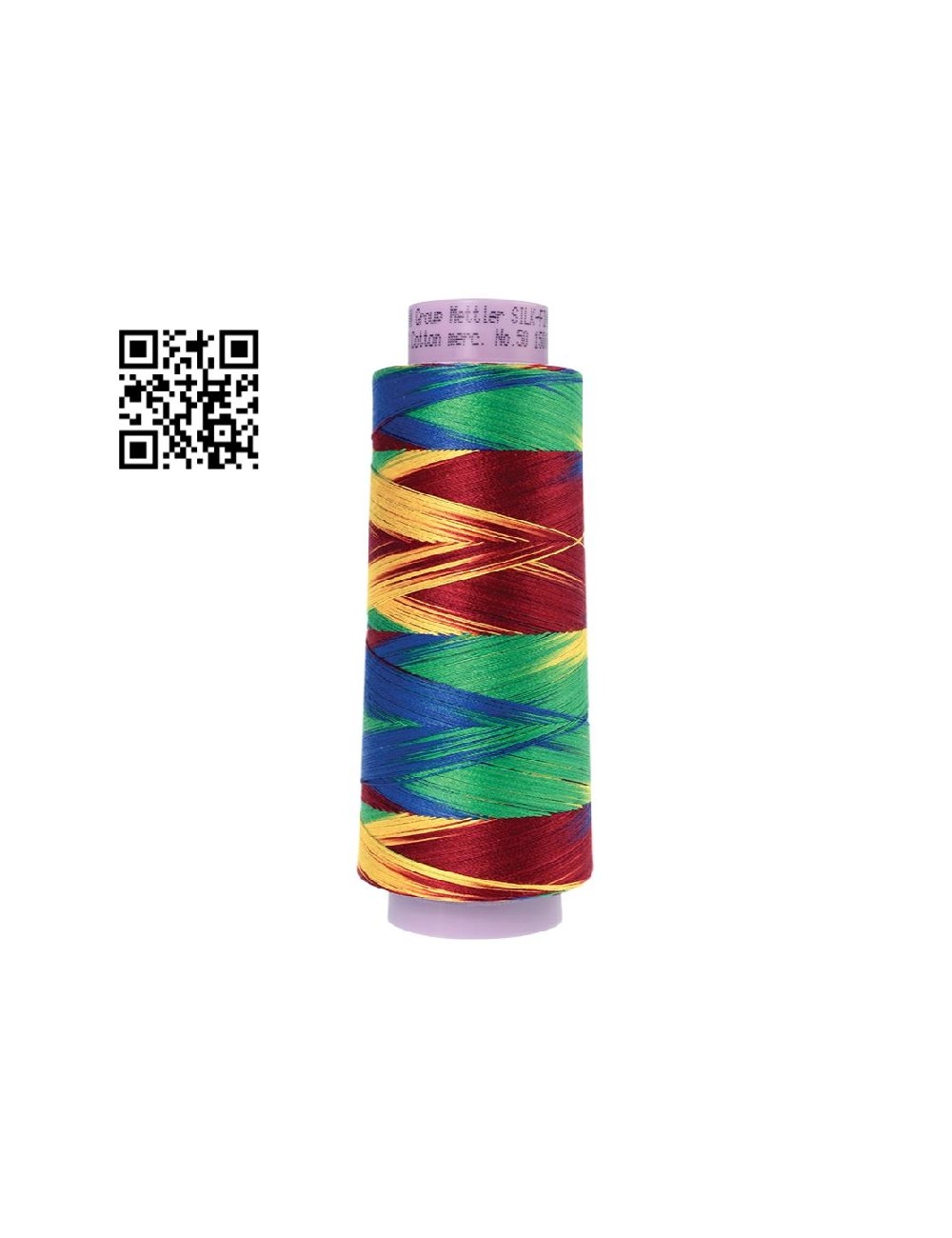 Hilo de algodón Silk Finish Multi nº50 - Grupo Amann Mettler. Disponible en caja de 2 conos de 1372mts - Ref. 9090