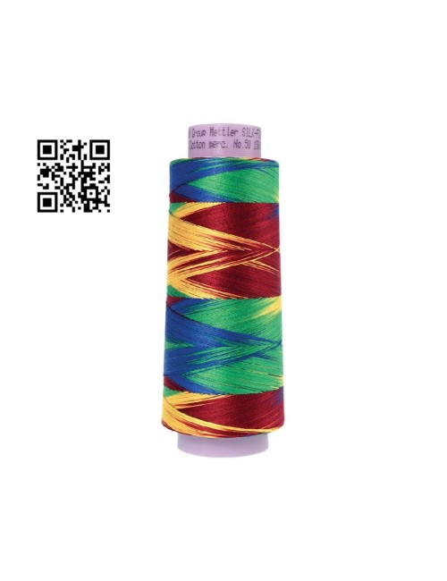 Hilo de algodón Silk Finish Multi nº50 - Grupo Amann Mettler. Disponible en caja de 2 conos de 1372mts - Ref. 9090
