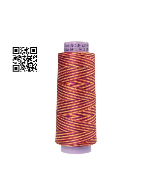 Hilo de algodón Silk Finish Multi nº50 - Grupo Amann Mettler. Disponible en caja de 2 conos de 1372mts - Ref. 9090