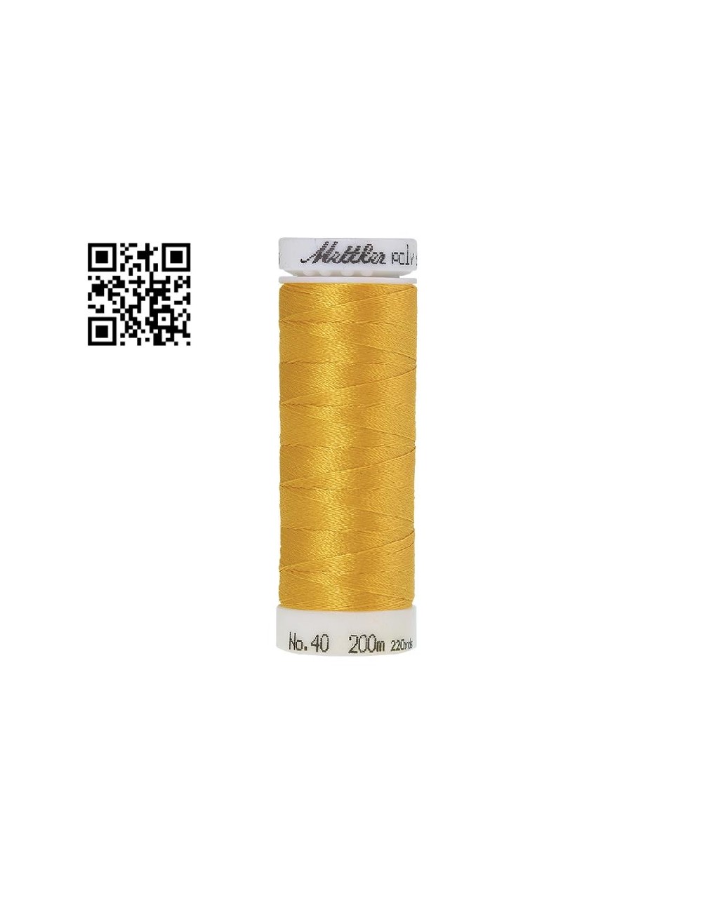 Hilo de poliester Poly Sheen nº40 - Grupo Amann Mettler. Disponible en caja de 5 carretes de 200mts - Ref. 3406