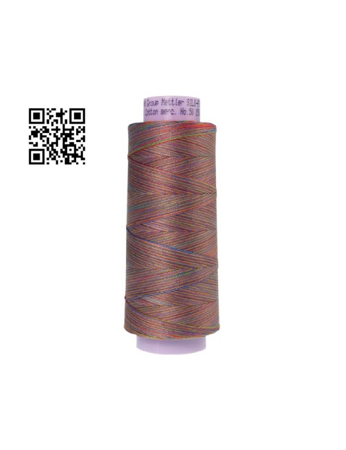 Hilo de algodón Silk Finish Multi nº50 - Grupo Amann Mettler. Disponible en caja de 2 conos de 1372mts - Ref. 9090