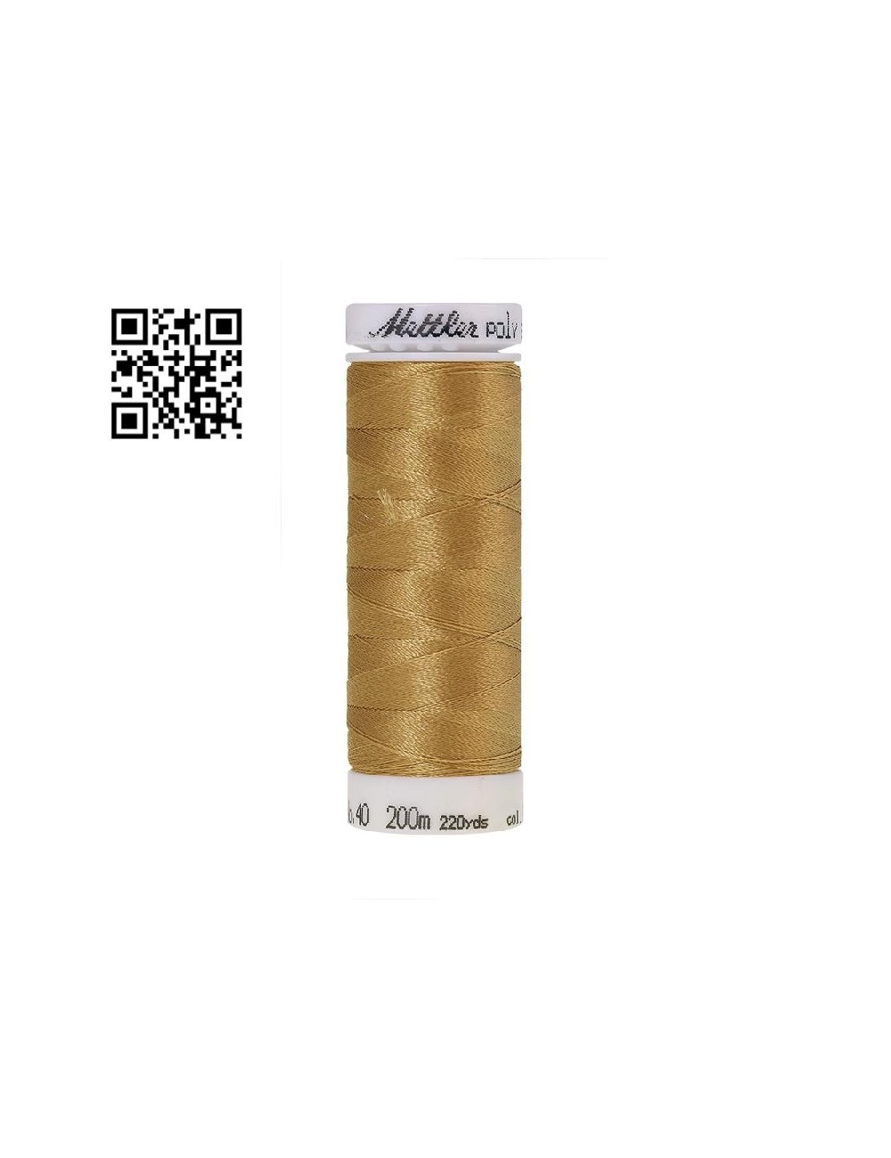 Hilo de poliester Poly Sheen nº40 - Grupo Amann Mettler. Disponible en caja de 5 carretes de 200mts - Ref. 3406