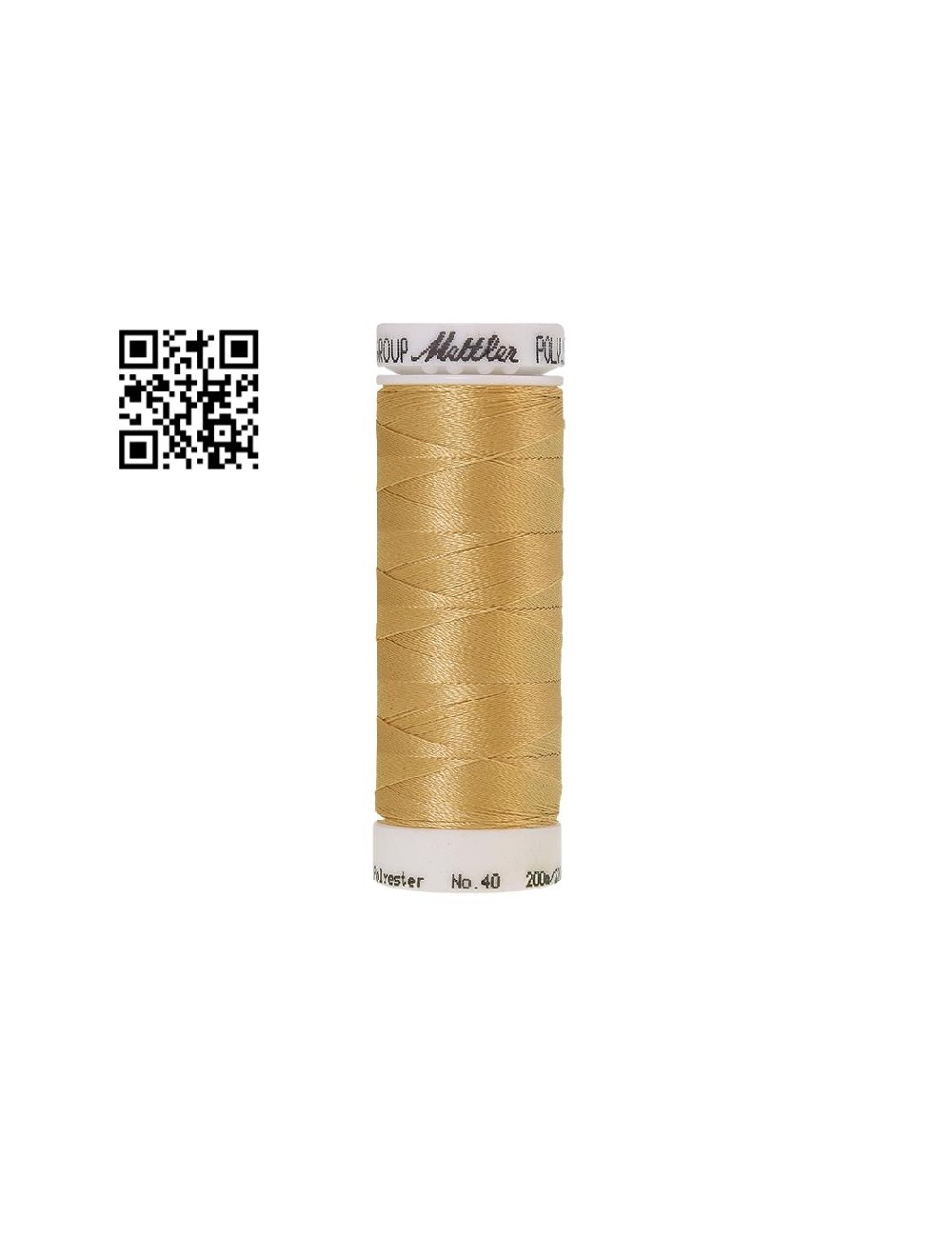 Hilo de poliester Poly Sheen nº40 - Grupo Amann Mettler. Disponible en caja de 5 carretes de 200mts - Ref. 3406