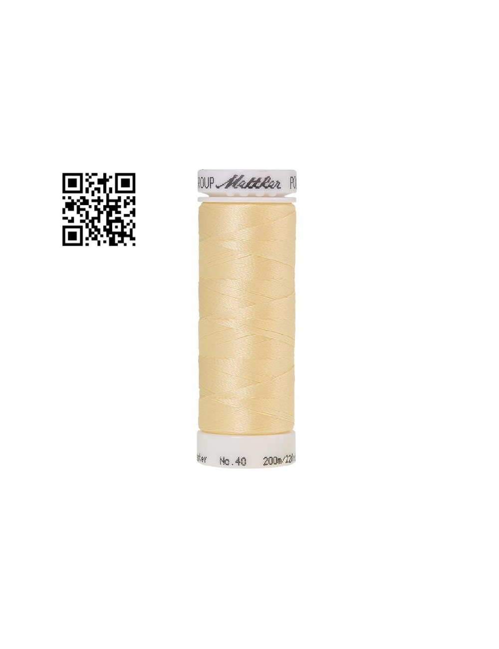 Hilo de poliester Poly Sheen nº40 - Grupo Amann Mettler. Disponible en caja de 5 carretes de 200mts - Ref. 3406