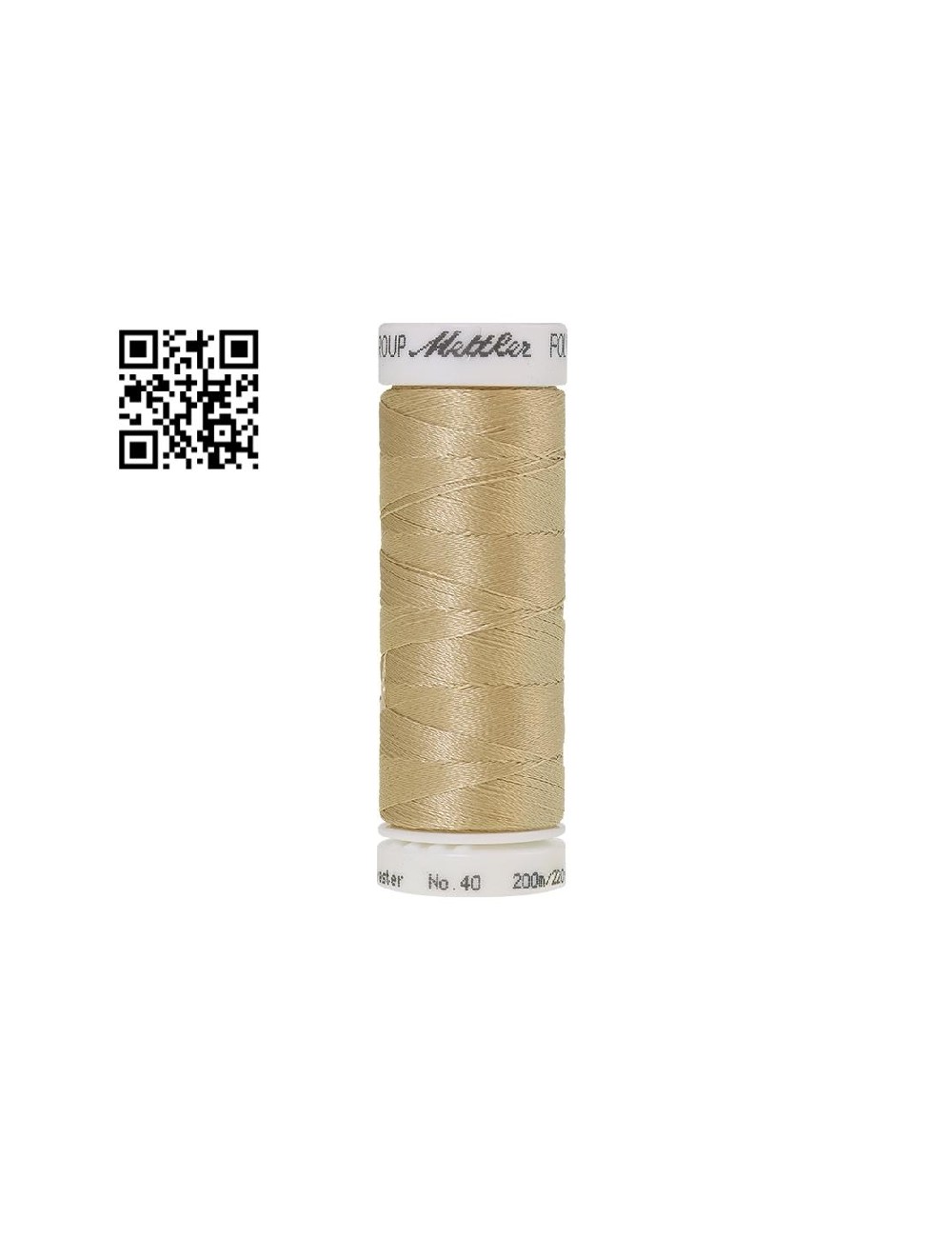 Hilo de poliester Poly Sheen nº40 - Grupo Amann Mettler. Disponible en caja de 5 carretes de 200mts - Ref. 3406