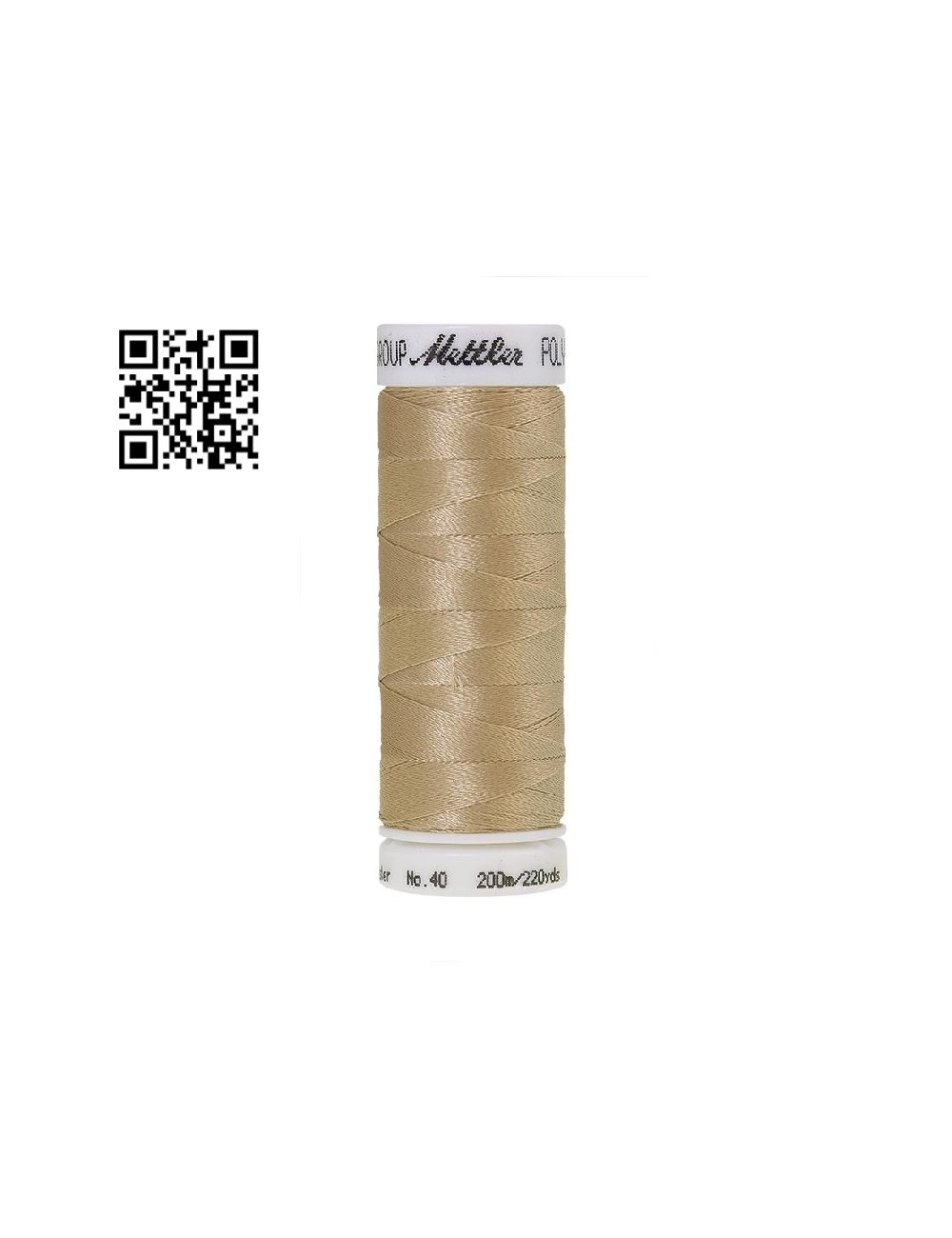 Hilo de poliester Poly Sheen nº40 - Grupo Amann Mettler. Disponible en caja de 5 carretes de 200mts - Ref. 3406