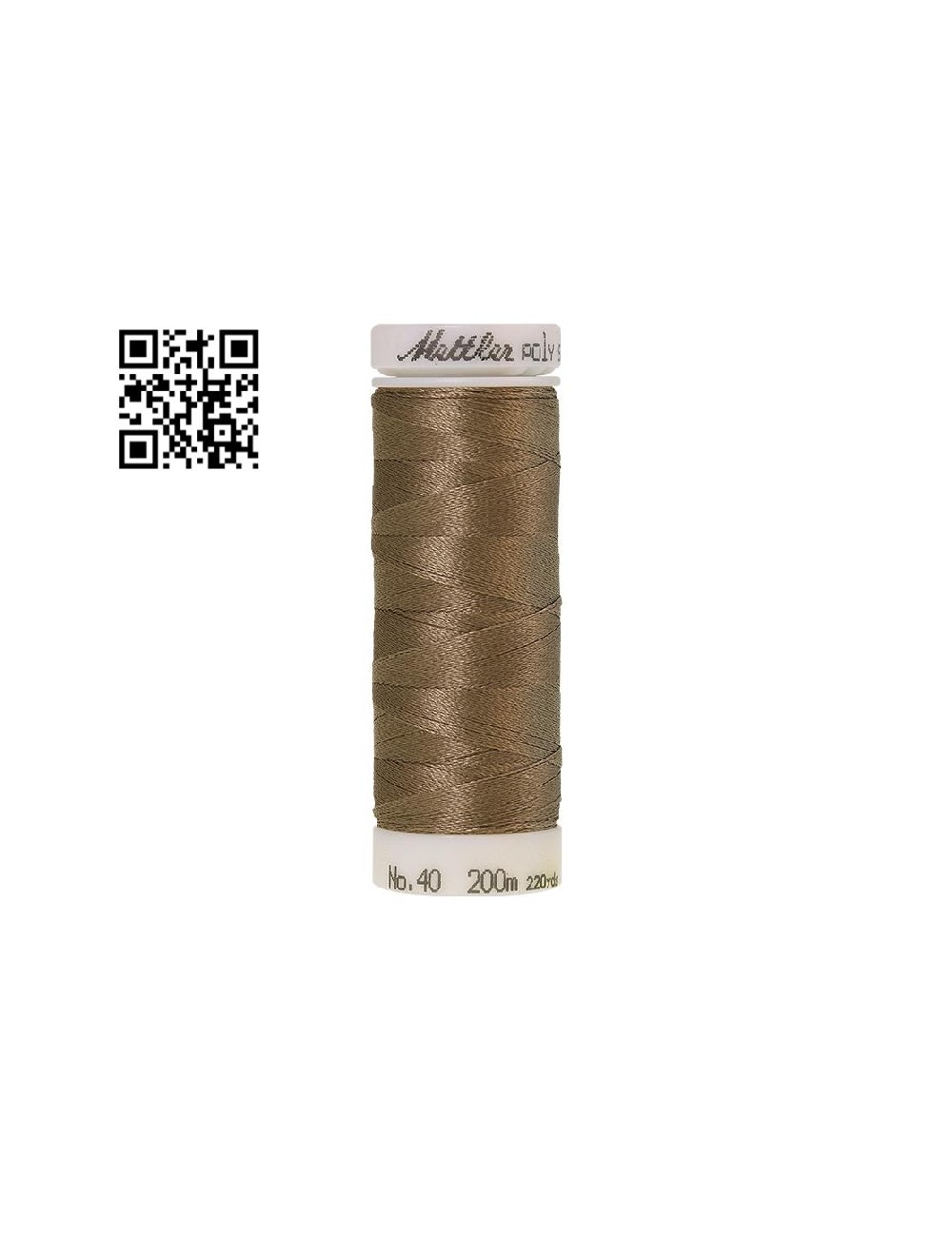 Hilo de poliester Poly Sheen nº40 - Grupo Amann Mettler. Disponible en caja de 5 carretes de 200mts - Ref. 3406