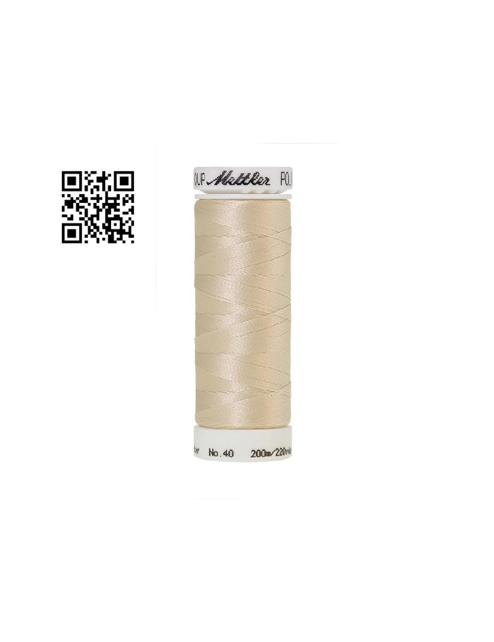 Hilo de poliester Poly Sheen nº40 - Grupo Amann Mettler. Disponible en caja de 5 carretes de 200mts - Ref. 3406