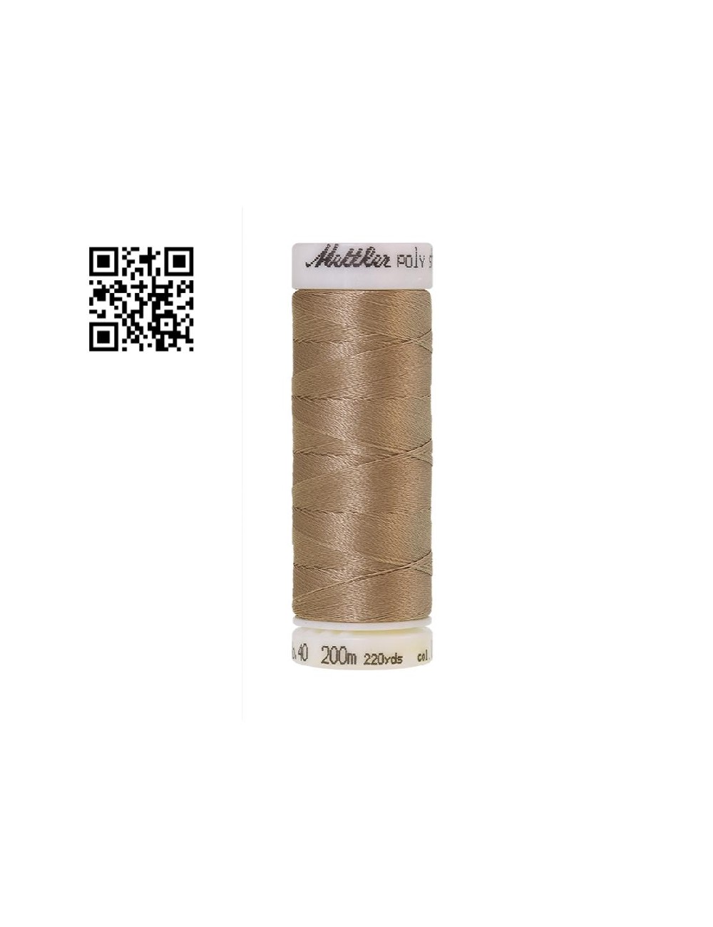 Hilo de poliester Poly Sheen nº40 - Grupo Amann Mettler. Disponible en caja de 5 carretes de 200mts - Ref. 3406